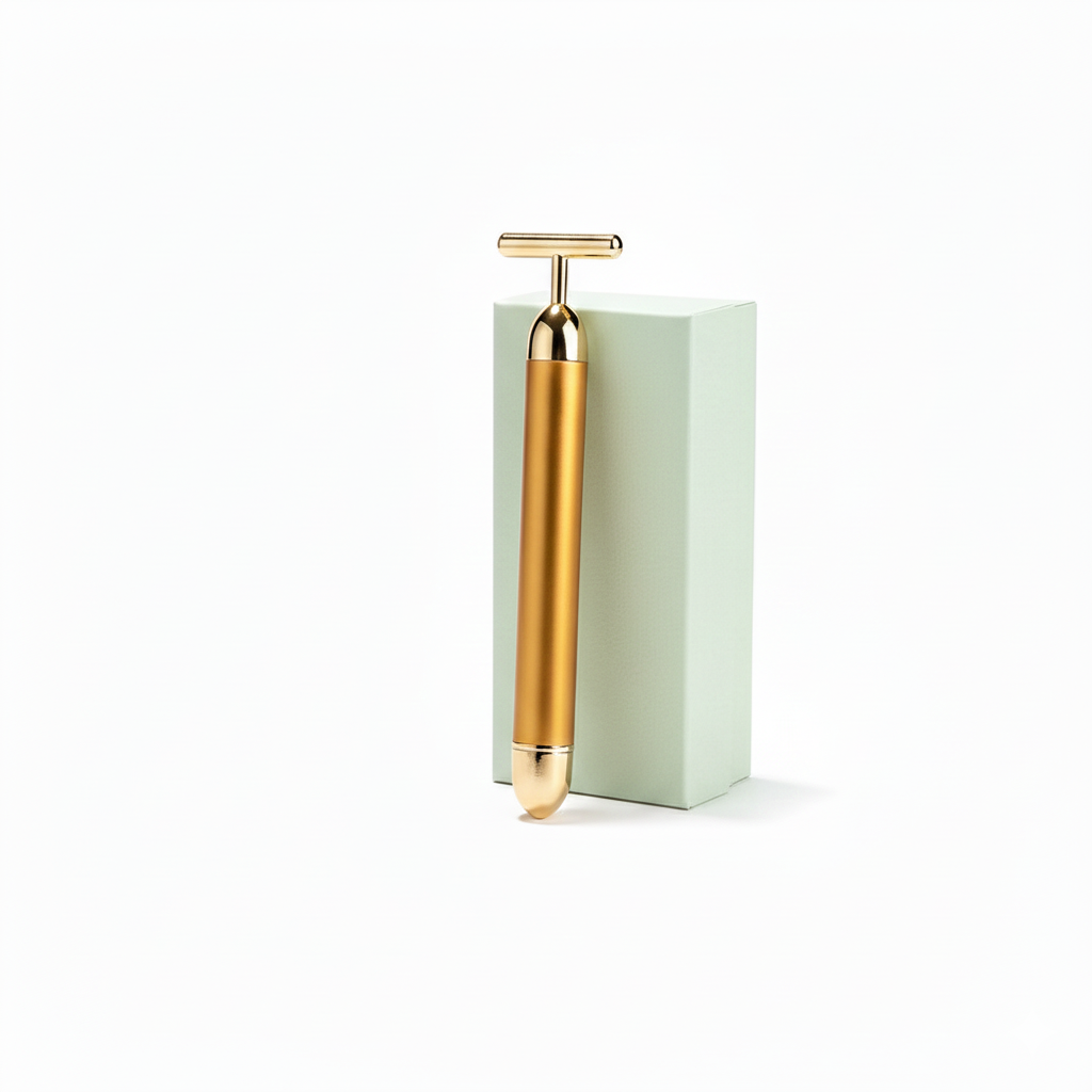 Gold Electric Facial Massager