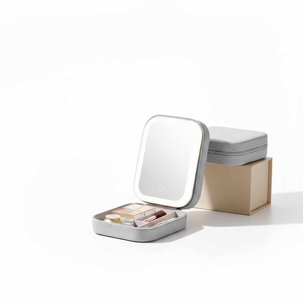LED Jeweller box with Built-In Mirror
