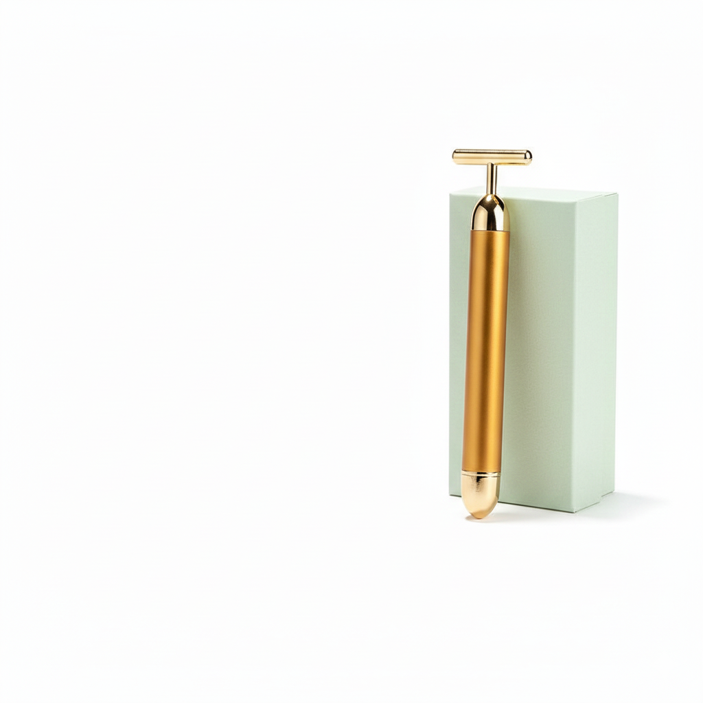 Gold Electric Facial Massager