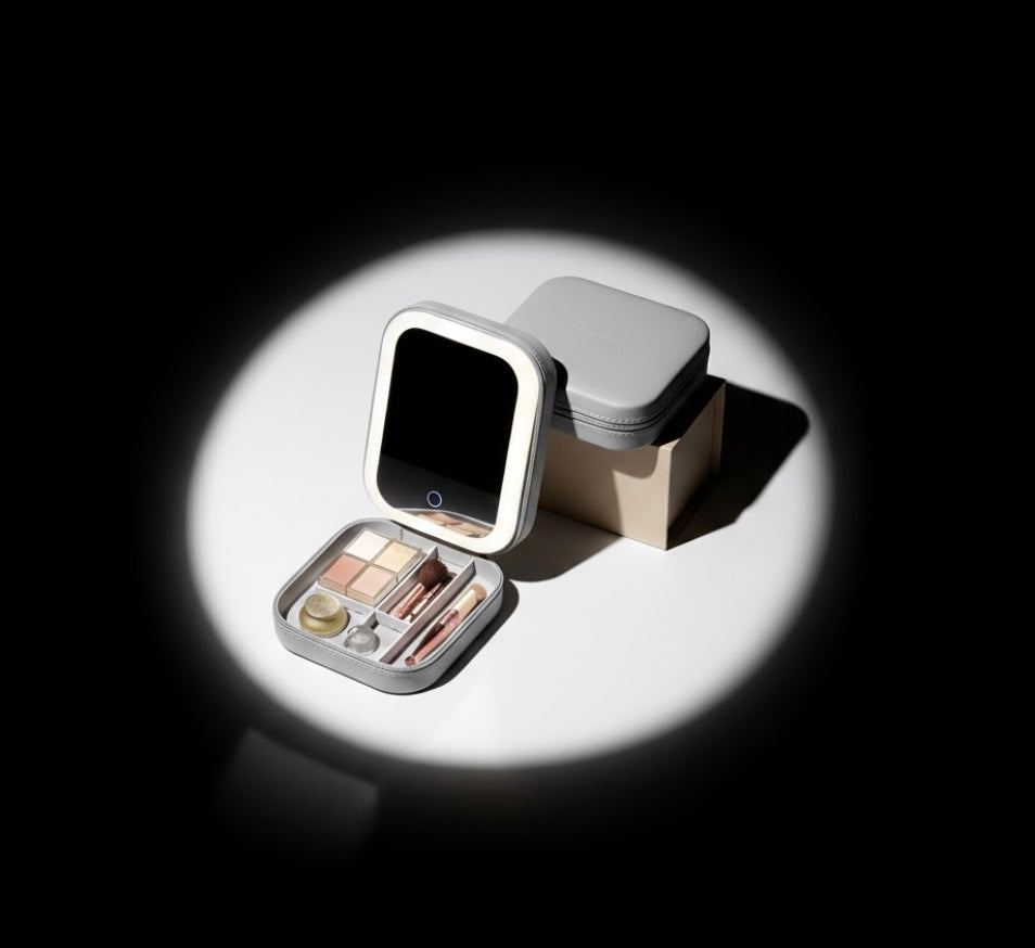 LED Jeweller box with Built-In Mirror