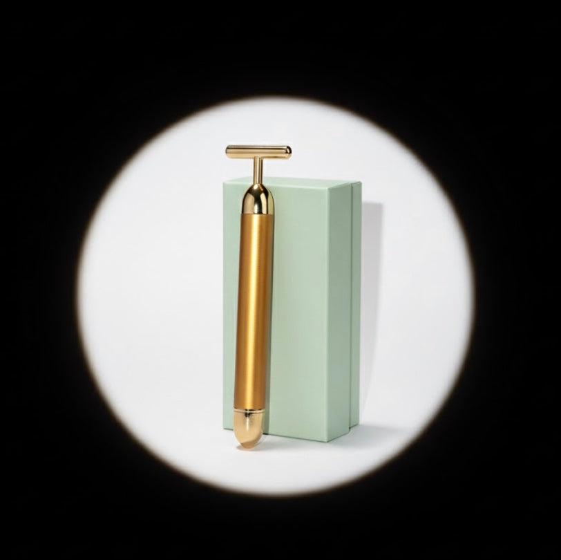 Gold Electric Facial Massager